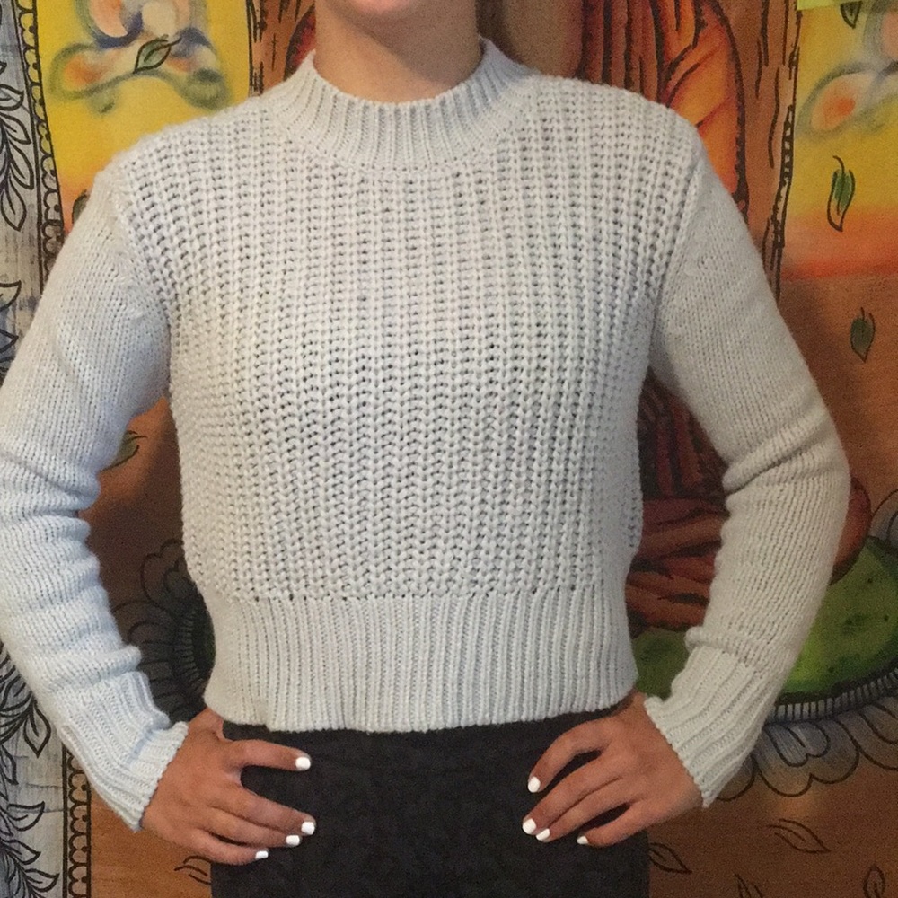 Knit Sweater baby blue